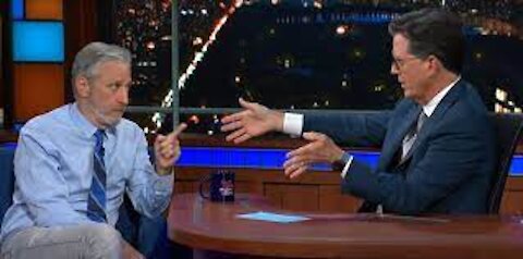 Jon Stewart Shocks Stephen Colbert By Suggesting The Lab Leak Theory Could Be True