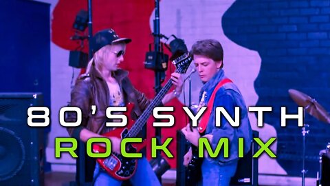 80's Synth Rock Mix | Retro Wave Electro Guitar Playlist