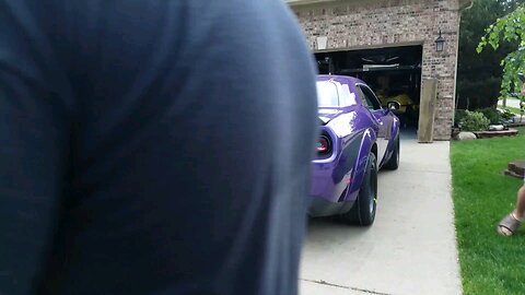 Dodge SRT Demon Rev On The Trailer!