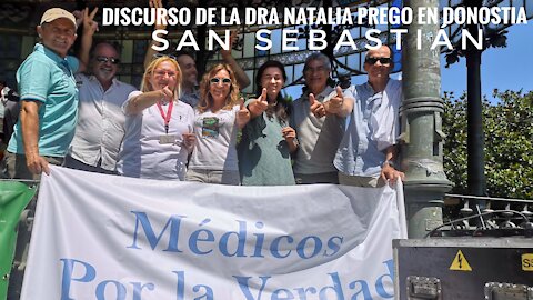 DISCURSO DE LA Dra NATALIA PREGO EN DONOSTIA SAN SEBASTIAN