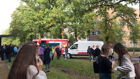 Evacuation high school in the Netherlands