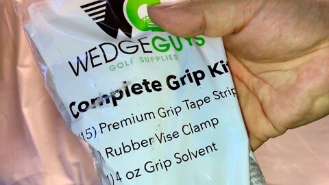 Complete Golf Grip Kit for Regripping Golf Clubs by Wedge Guys