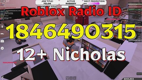 Nicholas Roblox Radio Codes/IDs