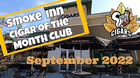 Smoke Inn Cigar of the Month Club September 2022 | Cigar prop