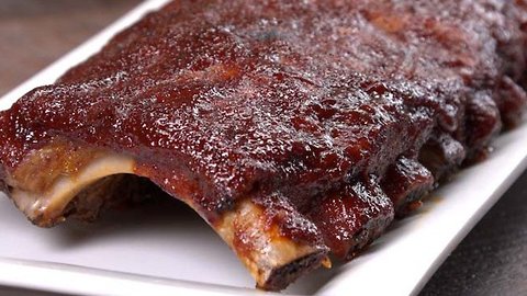 Oven Baked BBQ Ribs with Homemade Rib Rub & BBQ Sauce