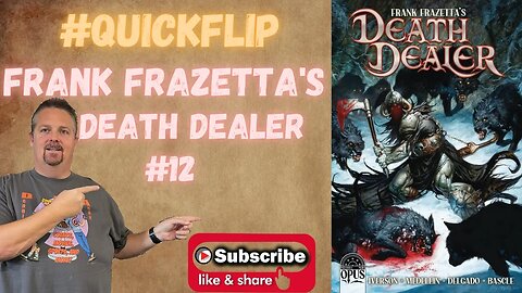 Frank Frazetta's Death Dealer #12 Opus Comics #QuickFlip Comic Book Review Iverson,Medellin #shorts