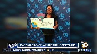Two San Diegans win big with scratchers