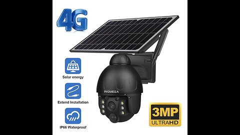 4G Solar Camera Or WiFI 3MP Solar Panel Battery Security Camera