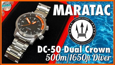 Another Home Run! | Countycomm/Maratac 500m Automatic Diver DC-50 Unbox & Review + Other Goodies!