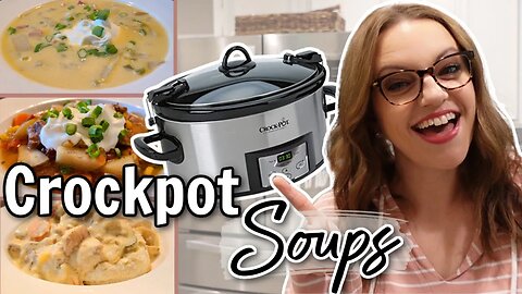 EASY CROCKPOT SOUPS PERFECT FOR COLD NIGHTS | WINNER DINNERS | CROCKPOT DINNERS | NO. 109