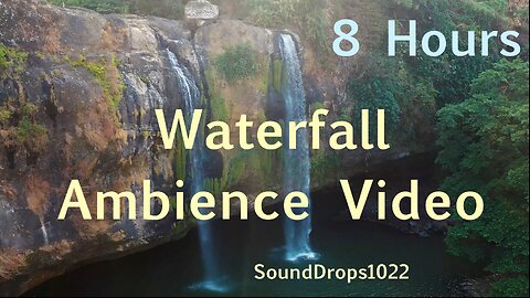 Ultimate Waterfall Sleep Therapy | 8 Hours of Tranquil Nature