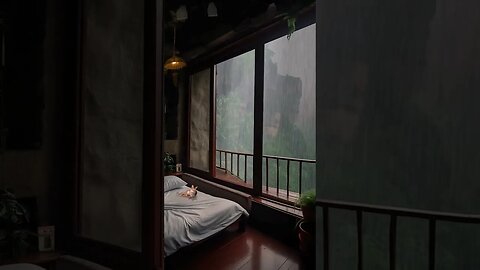 rain sounds for sleeping/calming/relaxing/stress relief and peaceful #shorts