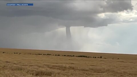 Caught on video: Tornado touches town in Weld County Saturday