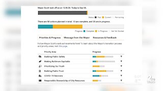 Mayor Scott launches online progress tracker for his administration