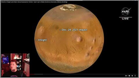 Mars Asteroid Impact with InSight + MRO [4K SpaceWeek clip]