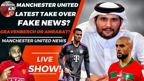 Manchester United Latest Take Over FAKE NEWS | Graverberch Or Ambrabat Man Utd News | Ivorian Spice
