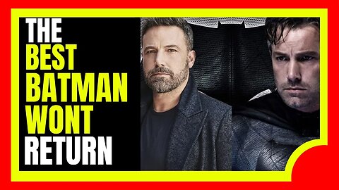 Ben Affleck Wants Nothing To Do With James Gunn's DCEU #restorethesnyderverse