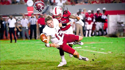 College Football's Most Bone Crushing Hits: Helmet Pops, Fumbles & TDs