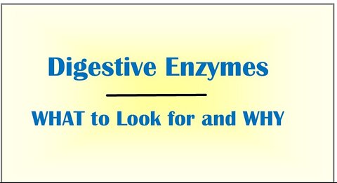 Why Digestive Enzymes