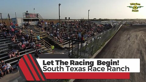 Chasing Race Cars at the South Texas Race Ranch with a FPV Drone - 3rd Race #racetrack #racecars