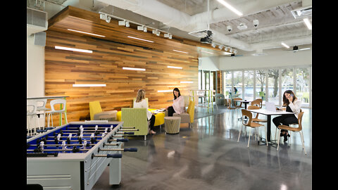 The Edge at USF Perfectly Incorporates Antique Wood in a Contemporary Space