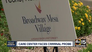 Valley health care center facing criminal probe
