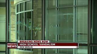 New Berlin West High school vandalized overnight