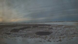 Amtrak Empire Builder in the Great Plains
