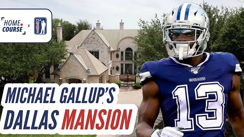 Dallas Cowboys WR Michael Gallup’s Dallas Mansion | Home Course w/ PGA Memes
