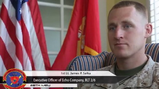 1st Lt. James Salka Awarded Bronze Star For Actions In Afghanistan For Actions During Combat