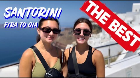 The Most Beautiful Walk in Santorini (4K)