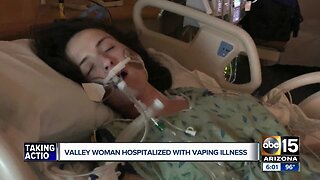 Valley woman hospitalized from vaping