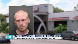 Man arrested after exposing himself to child at the dentist's office