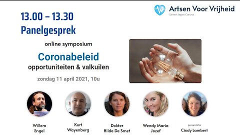 Panelgesprek - Symposium Artsen Voor Vrijheid 11 april 2020