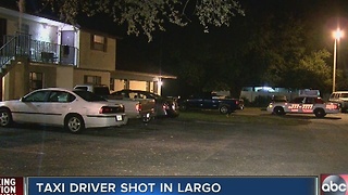 Taxi driver shot in Largo