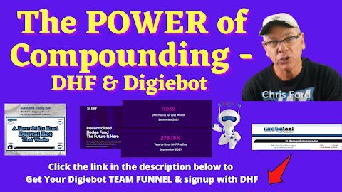 😎🎯👉The Power of Compounding using DHF and Digiebot