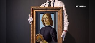 Sotheby's Auction House sells 'Young Man Holding A Roundel' for $92M