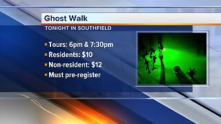 Ghost Walk tonight in Southfield