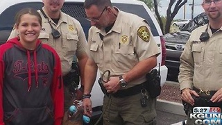 Girl uses own money to buy deputies breakfast