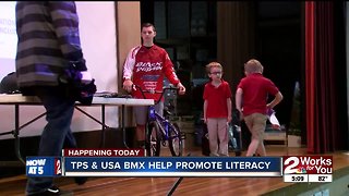 TPS, USA BMX help promote literacy