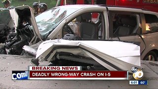At least one dead in wrong-way crash on I-5