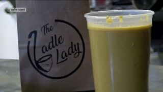 The Ladle Lady serves up warm, homey soups