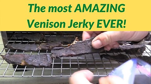 The most AMAZING Venison deer Jerky EVER! Beef Jerky recipe too!