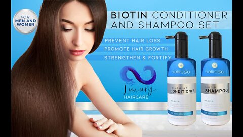 ( 11℅ Off) Biotin Shampoo and Conditioner Set for Hair Growth