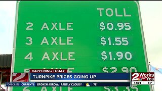 Turnpike prices going up