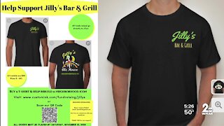 Customer starts shirt fundraiser to help rebuild Jilly's Bar and Grill