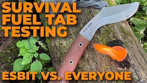 Esbit Survival Stove Fuel Testing | for Stealth Camping and Bushcraft