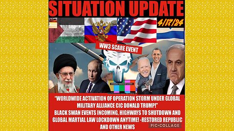 SITUATION UPDATE 4/17/24 - Is This The Start Of WW3?, Global Financial Crises,Cabal/Deep State Mafia