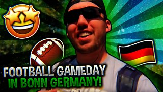 Gameday in Bonn Germany! American in Germany!