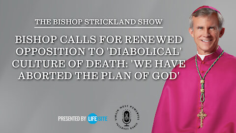 Bishop calls for opposition to 'diabolical' culture of death: 'We have aborted the plan of God'